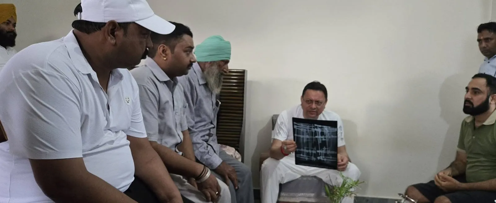 मुख्यमंत्री ने जगजीत सिंह जग्गा से मिलकर पूछी कुशलक्षेम