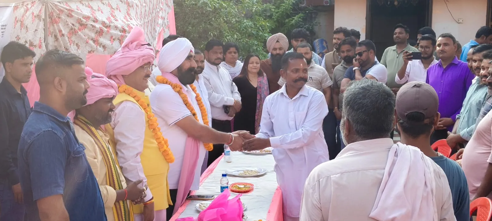 सफाई आयोग उपाध्यक्ष का सितारगंज में जोरदार स्वागत