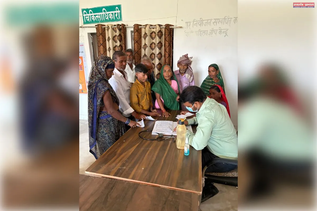 जन आरोग्य मेले में हुआ 114 मरीजों का उपचार