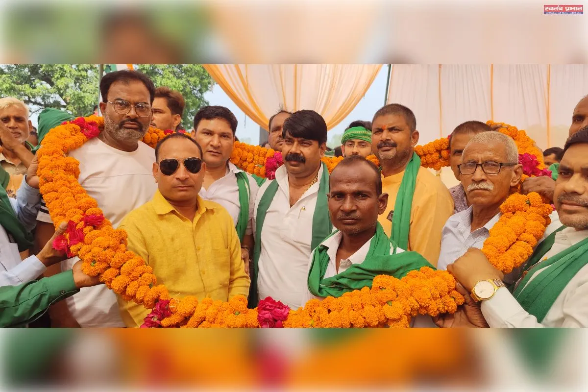 भारतीय किसान यूनियन लोकशक्ति ने नवनियुक्त पदाधिकारियों का किया स्वागत