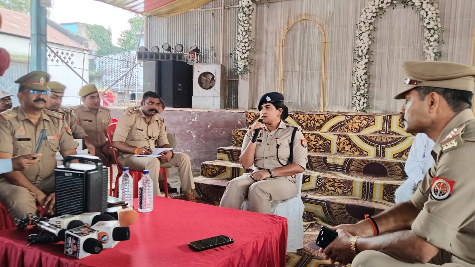 कर्ण घोड़ा, दुर्गापूजा, रामलीला और दशहरा को लेकर पीस कमेटी की बैठक