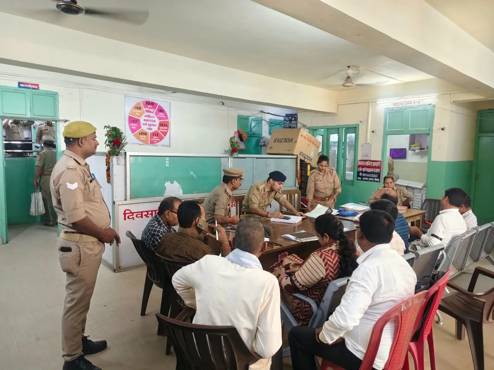थाना समाधान दिवस फरियादियों की शिकायतों का किया गया गुणवत्तापूर्ण एवं समयबद्ध निस्तारण