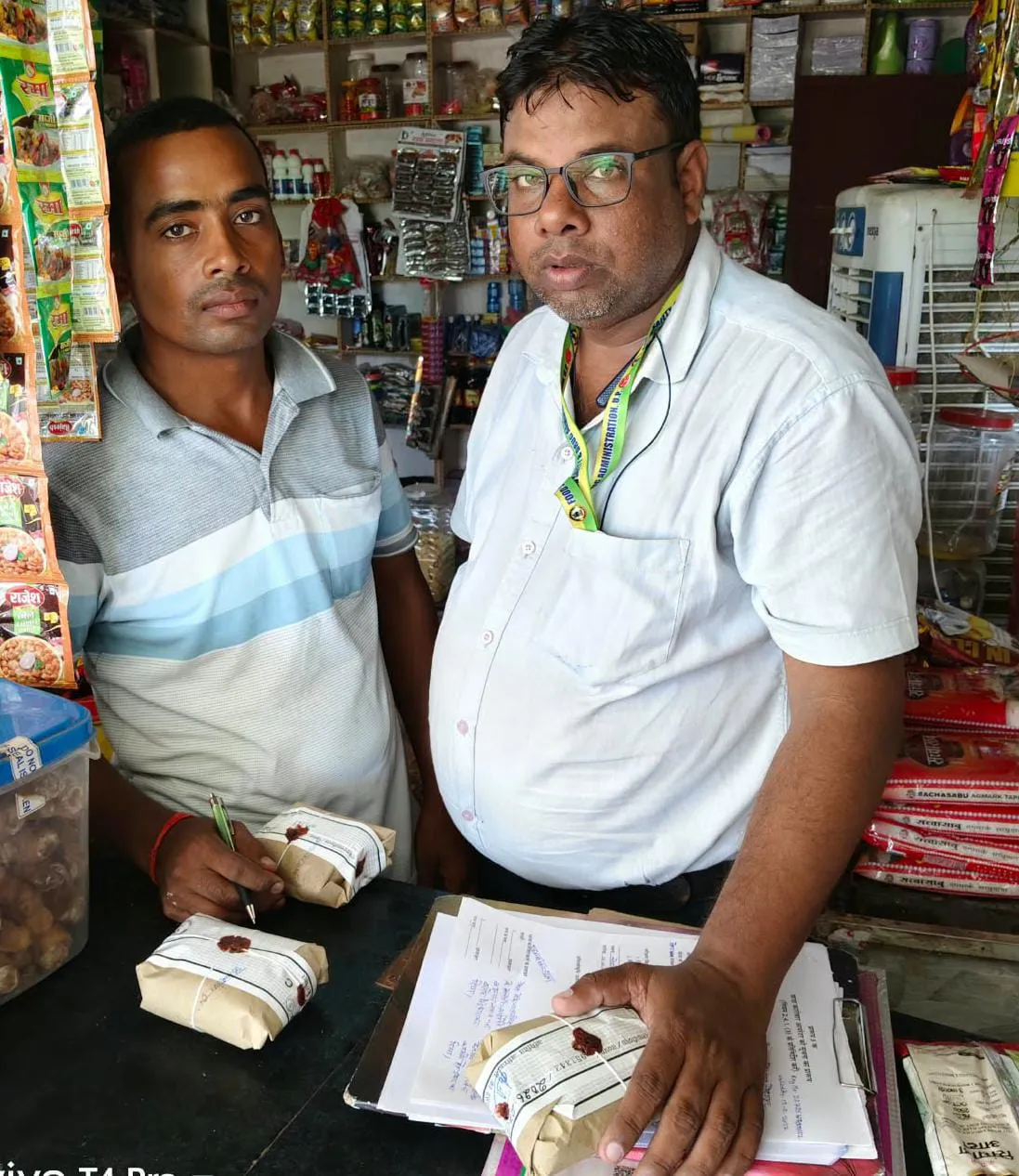 नवरात्रि के पूर्व 04 विधिक नमूने संग्रहित किये गये