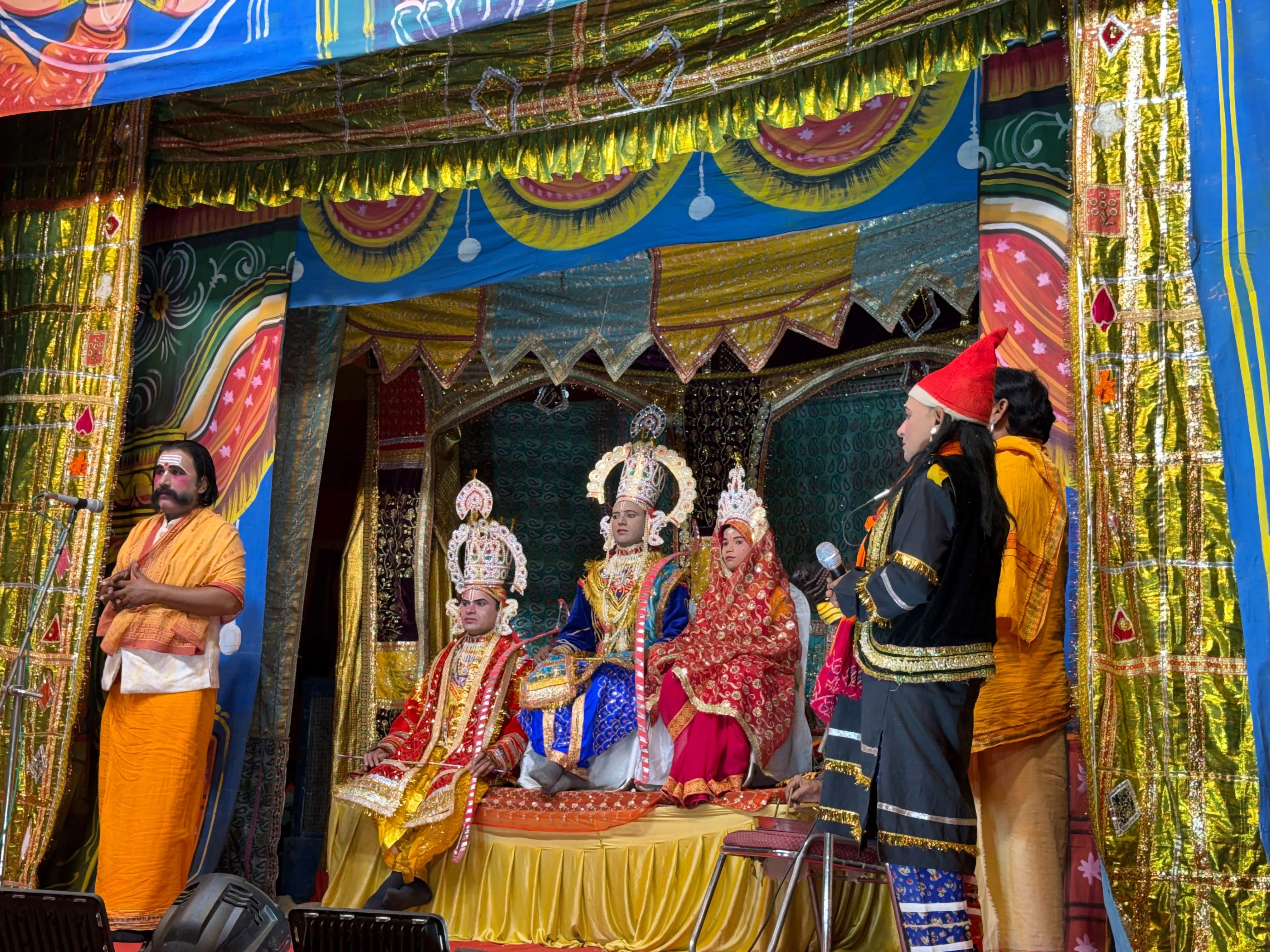 शबरी प्रसंग, हनुमान राम मिलन का मंचन
