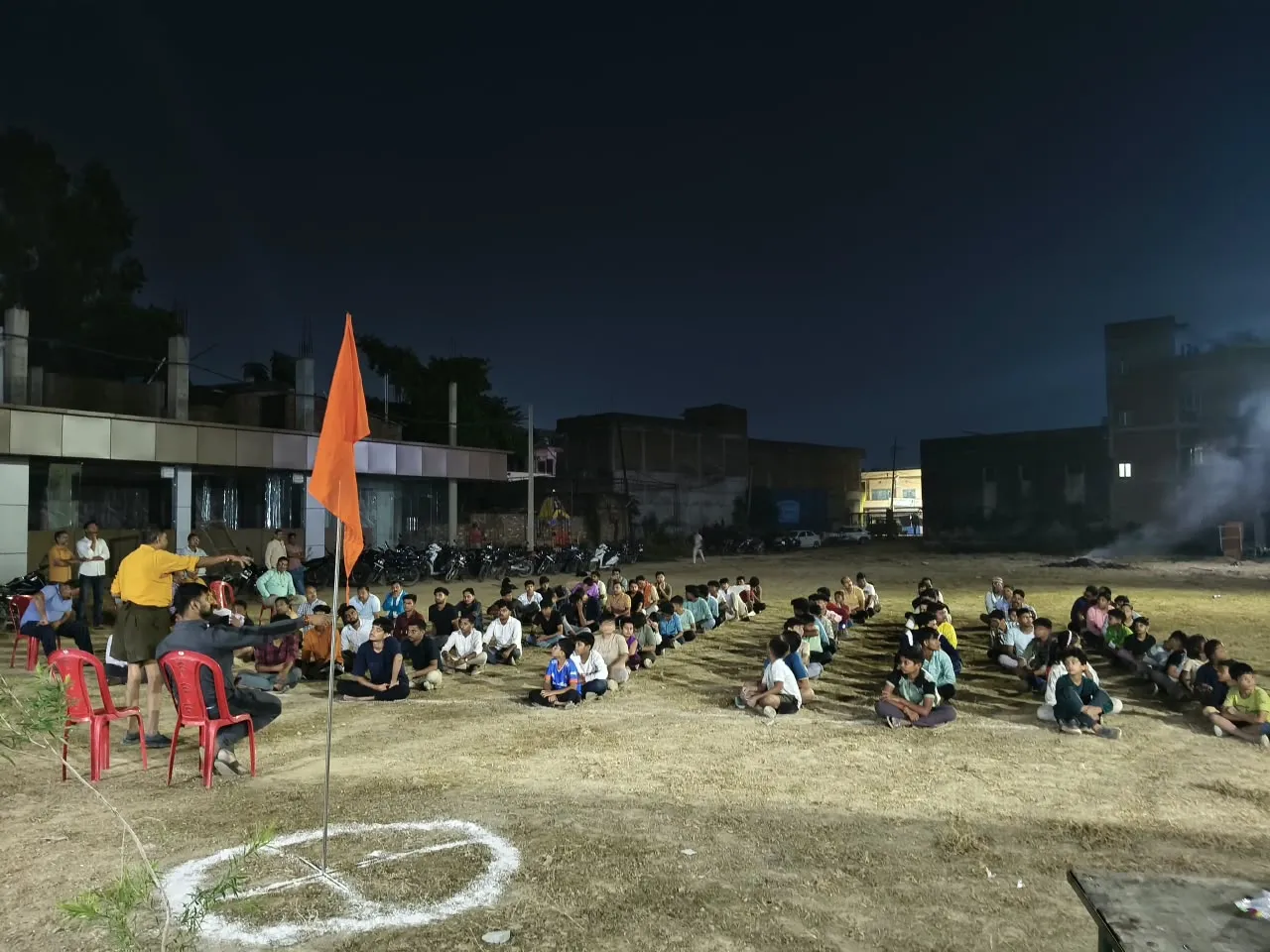 राष्ट्रीय स्वयंसेवक संघ ने मनाया शरद पूर्णिमा उत्सव 