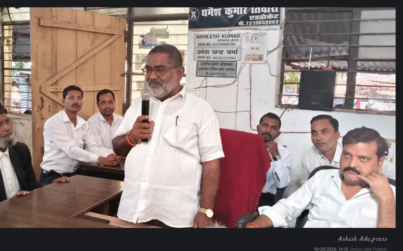 उतरौला में अधिवक्ताओं का आंदोलन थमा