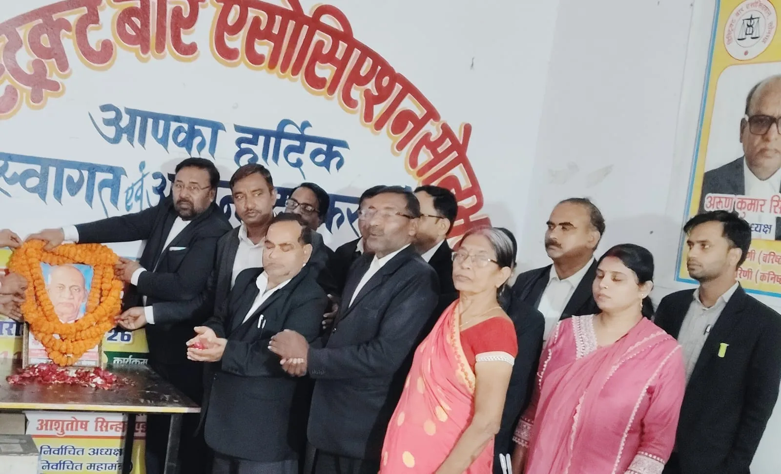 लौह पुरुष सरदार पटेल को अधिवक्ताओं ने दी श्रद्धांजलि
