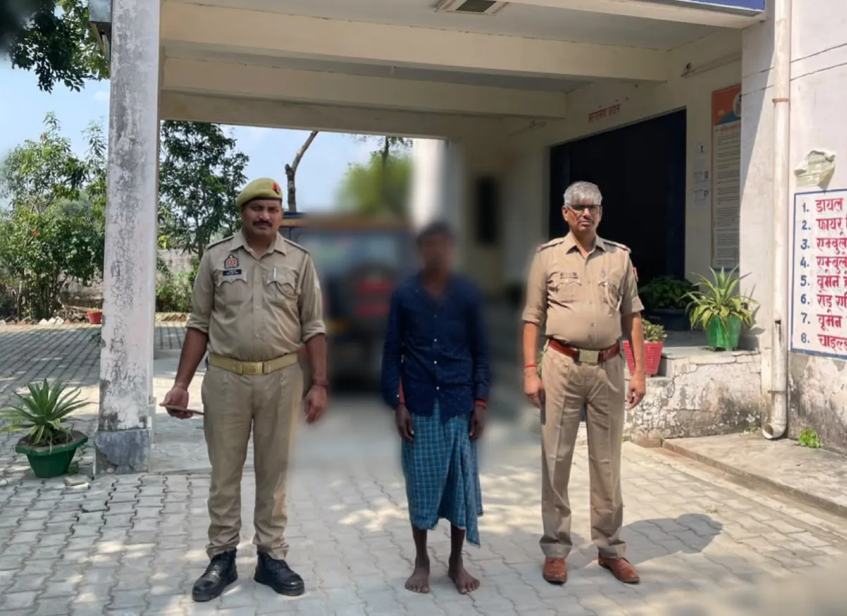पत्नी की गैर इरादतन हत्या के मामले में वांछित अभियुक्त गिरफ्तार, भेजा न्यायालय