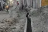 आरसीसी रोड़ में नाली निर्माण कार्य बरती जा रही लापरवाही