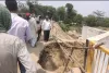 लोनिवि की घोर लापरवाही : 9 माह में दूसरी बार धंसा पिड़रा पुल का एप्रोच 