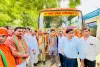 ग्रामीणों को मिली रोडवेज बस की  बड़ी सौगात फीता काट  किया रवाना 