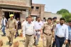 जिलाधिकारी व पुलिस अधीक्षक ने निर्माणाधीन तहसील ओबरा के भवन का किया औचक निरीक्षण, दिये संबंधितों को निर्देश