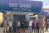 अनपरा पुलिस ने शांति भंग करने के आरोप में 8 लोगों को किया गिरफ्तार