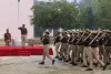 अभिमन्यु मांगलिक, पुलिस अधीक्षक भदोही द्वारा साप्ताहिक शुक्रवार परेड की सलामी ली गई।