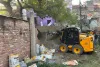 नगर निगम ने गोविन्द नगर पार्क के अतिक्रमण व कब्जे पर चलाया बुलडोजर