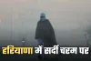 Haryana Weather: हरियाणा में सर्दी चरम पर, तापमान सामान्य से 3.4°C नीचे