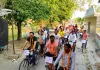मतदान एवं स्वास्थ्य जागरूकता अभियान साइकिल यात्रा