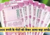 2000 Rupee Note: 2000 रुपये के नोटों को लेकर आया बड़ा अपडेट, RBI ने दी ये जानकारी 