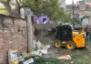 नगर निगम ने गोविन्द नगर पार्क के अतिक्रमण व कब्जे पर चलाया बुलडोजर