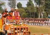 गणतंत्र दिवस परेड का फुल ड्रेस रिहर्सल एसपी ने खामियां दूर कर भव्य आयोजन के दिए निर्देश, परेड कमांडर ने ली सलामी 