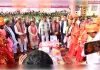 मुख्यमंत्री सामूहिक विवाह योजना के तहत 132 जोड़े बने जीवनसाथी माया होटल में भव्य आयोजन