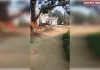 सरकारी जमीन पर बनी कोठी हाथ में चुड़ी पहन अधिकारी भूमाफिया पर कार्यवाही को काट रहे कन्नी
