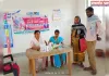 हाथी पांव से बचाव हेतु स्वास्थ्य कर्मियों ने ब्लॉक परिसर में कैंप कर खिलाई दवा