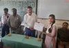 विश्व जल दिवस पर छात्राओं को प्राचार्य ने किया सम्मानित