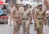मऊआइमा में भारी पुलिस बल के साथ फ्लैग मार्च
