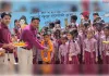 आदर्श लघु माध्यमिक विद्यालय में आयोजित हुआ नव प्रवेश उत्सव
