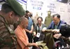 मुख्यमंत्री  ने रक्षा प्रदर्शनी का किया अवलोकन, उभरती स्वदेशी क्षमताओं को सराहा।