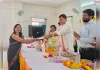 विधायक गौरा ने मुख्य सेविकाओं एवं आंगनवाड़ी कार्यकर्ताओ को कार्यक्रम के दौरान स्मार्ट फोन वितरण किया