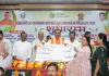शिक्षामित्र सम्मान समारोह में 18 हजार मानदेय पर दी बधाई