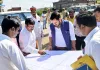 रॉबर्ट्सगंज नगर पालिका क्षेत्र में जल निकासी हेतु बन रहे नाले का जिलाधिकारी ने किया औचक निरीक्षण,  दिये गुणवत्ता व समयबद्ध निर्माण के निर्देश