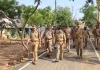 पुलिस अधीक्षक सोनभद्र द्वारा रिजर्व पुलिस लाइन चुर्क में शुक्रवार परेड की सलामी लेकर किया गया निरीक्षण