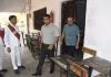 जिलाधिकारी ने किया परीक्षा केन्द्रों का निरीक्षण।