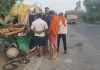 दाउदपुर में ट्रक-ऑटो की भीषण भिड़ंत में चालक समेत तीन की मौत