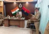 पुलिस अधीक्षक सोनभद्र द्वारा रिजर्व पुलिस लाइन चुर्क में शुक्रवार परेड की सलामी लेकर किया गया निरीक्षण