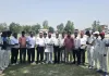 पूर्व प्रधान मंत्री राजीव गांधी की पुण्यतिथि पर स्टेडियम में क्रिकेट मैच का हुआ आयोजन 