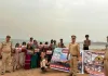 जलाशयों एवं नदी किनारों पर सोनभद्र पुलिस का विशेष जागरूकता अभियान