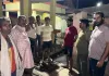 शिवद्वार मंदिर पर नाली के समस्या को लेकर मंदिर व्यवस्थापक ने किया औचक निरीक्षण