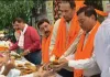 उद्यान विभाग द्वारा भव्य भंडारे का आयोजन, श्रद्धालुओं ने ग्रहण किया प्रसाद।