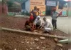 विश्व पर्यावरण दिवस पर ग्राम प्रधान ने किया पौधरोपण।