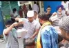 नैनी गुरुद्वारा सहित कई जगहो पर प्रसाद  वितरित हुआ।