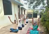 विश्व योग दिवस पर कैंब्रिज हाई स्कूल एंड कॉलेज एवं एन.एस.के. इंटर कॉलेज में योग कार्यक्रम का आयोजन।