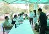जिलाधिकारी  एवं पुलिस अधीक्षक  ने थाना चोपन पर सुनी जनसमस्याएं, जनपद के समस्त थानों पर आयोजित हुआ थाना समाधान दिवस