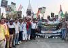 बिहार पुलिस की कार्रवाई के विरोध में ब्राह्मण महासभा ने निकाला कैंडल मार्च, भरत भूषण तिवारी को दिया श्रद्धांजलि