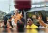शंकराचार्य स्वामी अविमुक्तेश्वरानंद सरस्वती की 81 दिवसीय गौरक्षार्थ धर्म युद्ध यात्रा पहुंची बिसवां 