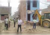 सरकारी जमीन पर चला बुलडोजर, मामा-भांजा तालाब व डांडी में हटाया गया अवैध कब्जा