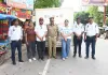 सीट बेल्ट और हेलमेट लगाने वाले वाहन चालकों को किया गया सम्मानित बताया गया सड़क सुरक्षा नियम